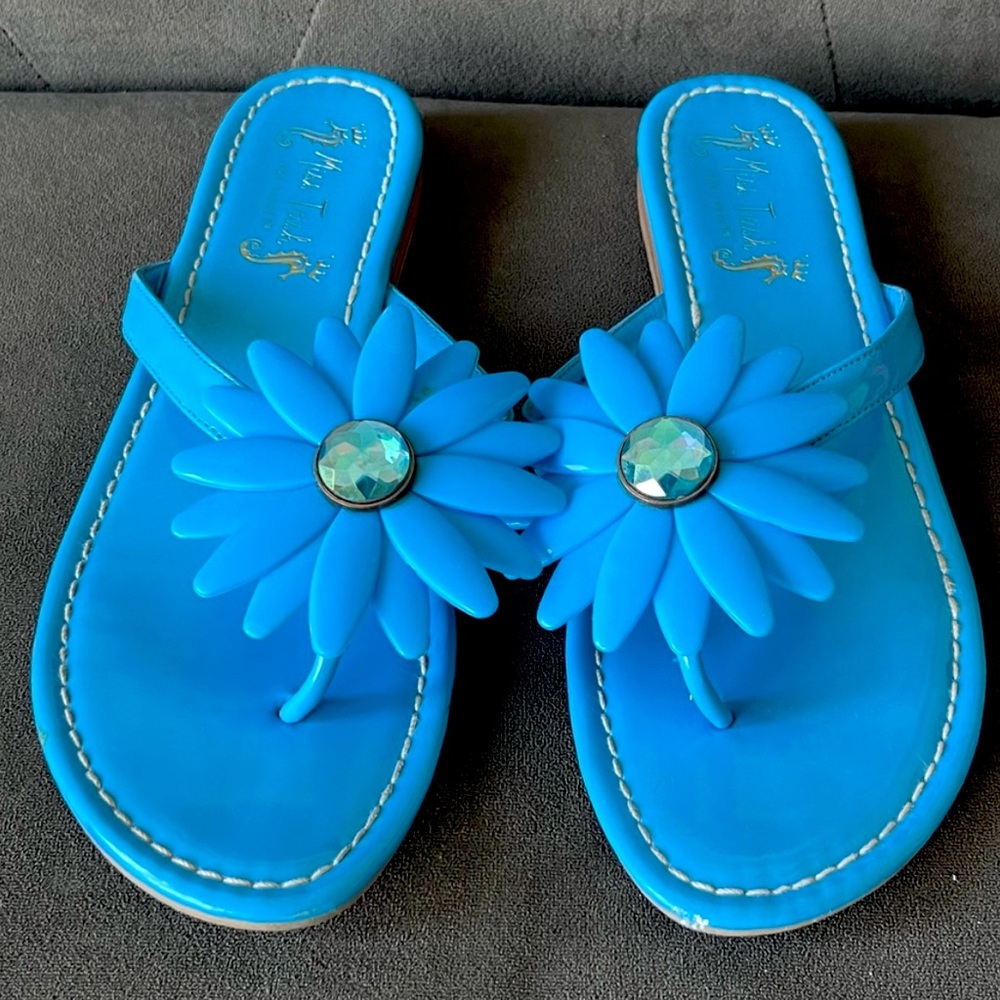 Miss Trish Flower Sandals! Size Women’s 8